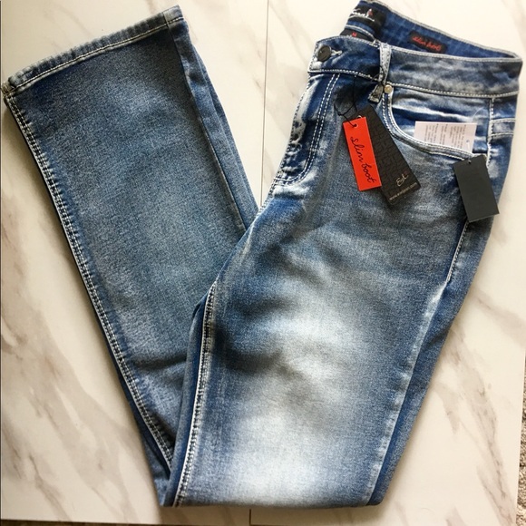 EARL JEAN Slim Boot Cut with Rhinestones and Studs - Picture 3 of 8